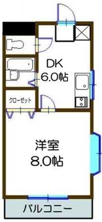 マンションオガワの物件間取画像